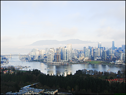 [Downtown Vancouver overlooking False Creek, Vancouver, British Columbia, Canada]
