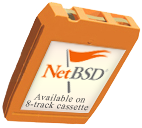 NetBSD on 8-track cassette